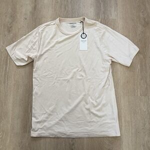 NEW Kenneth Cole Men's Medium Cotton Blend Crewneck Rose Blush T-shirt